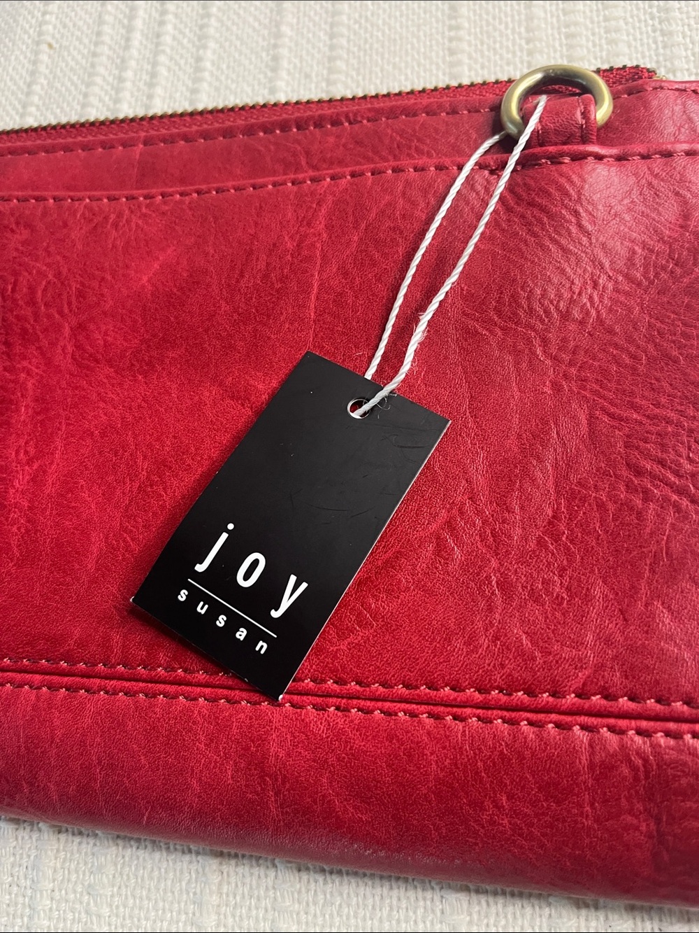 JOY Susan: Red Convertible Wristlet Crossbody NWT wCardholder NEW! 4 pc set - Picture 11 of 16